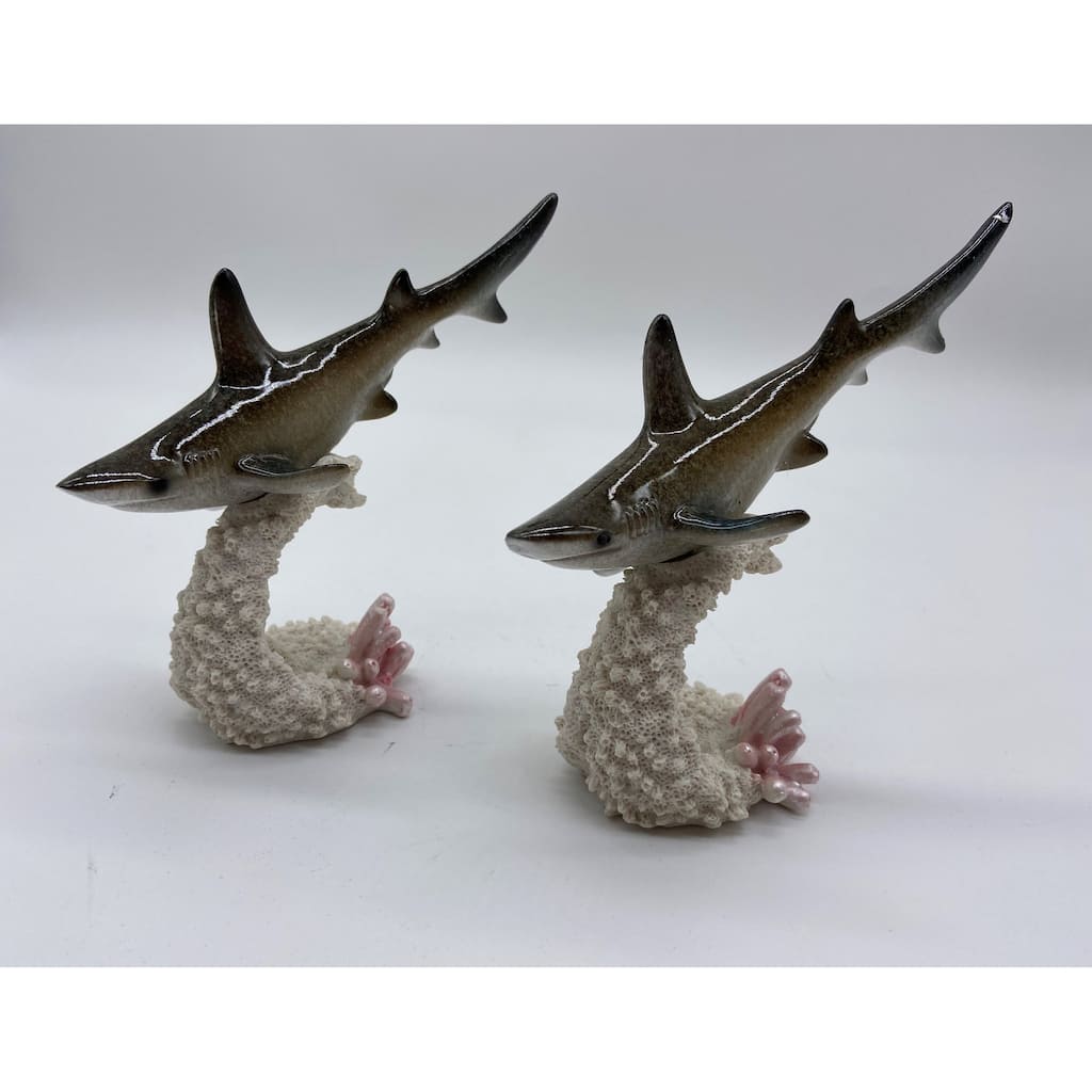 Shark over Coral (Set of 2)