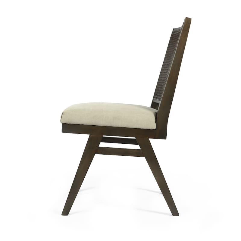 Westin Cane Back Wood Dining Chair, Set of 2 - 20" x 24" x 35"
