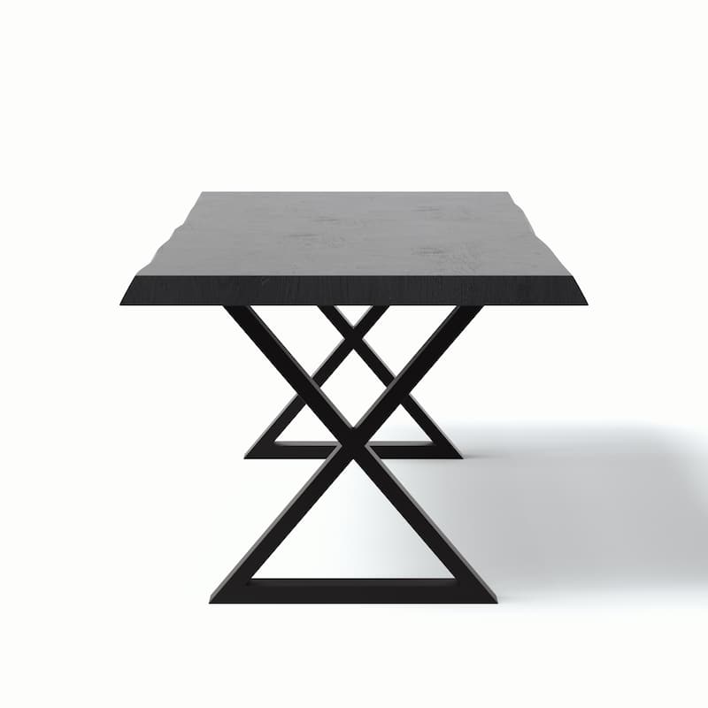 Urbia Brooks Solid Acacia Dining Table - X Base