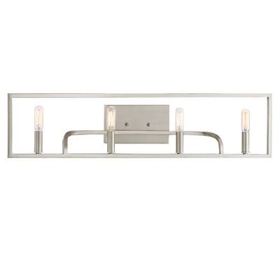 Designers Fountain Uptown 4 Light 32" Wide Bathroom Vanity Light ADA
