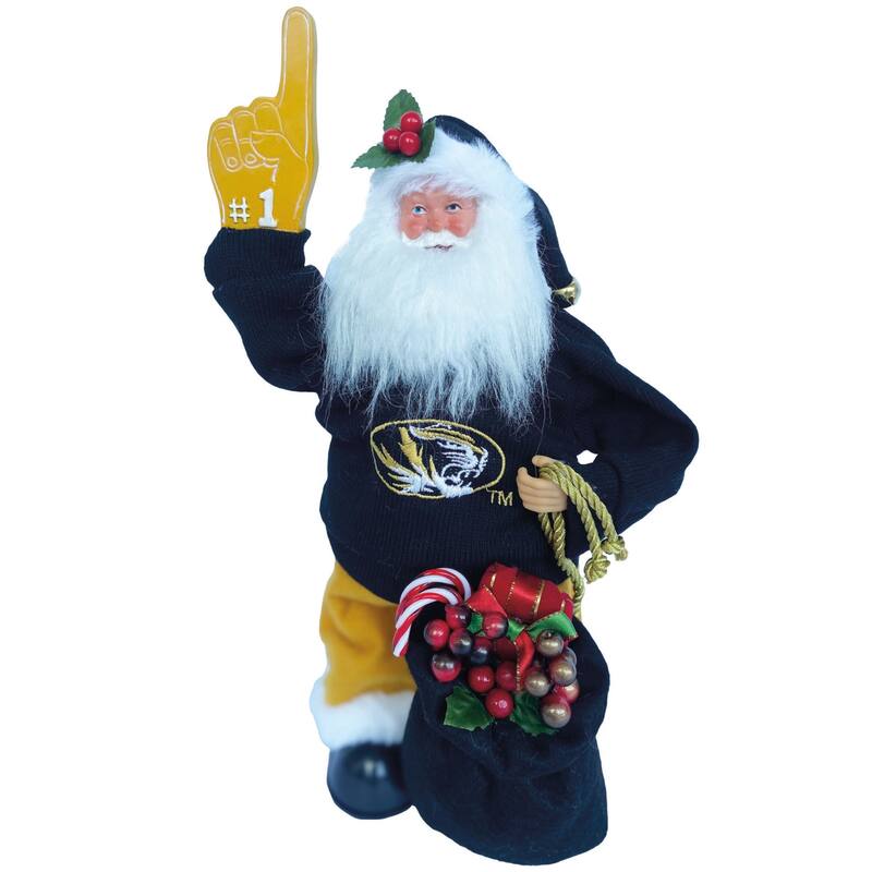 NCAA 12" Missouri Animated/Musical Santa
