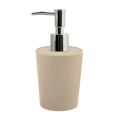 Countertop Soap And Lotion Dispenser Spirella Takeo Beige Bamboo