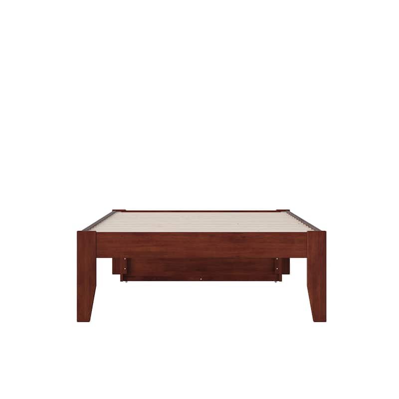 AFI Colorado Platform Bed with Foot Drawer and Charging Station