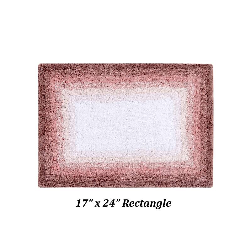Better Trends 100% Cotton Super Soft & Highly Water Absorbent Bathroom Rugs-Torrent Collection Tufted Machine Washable Bath Mats