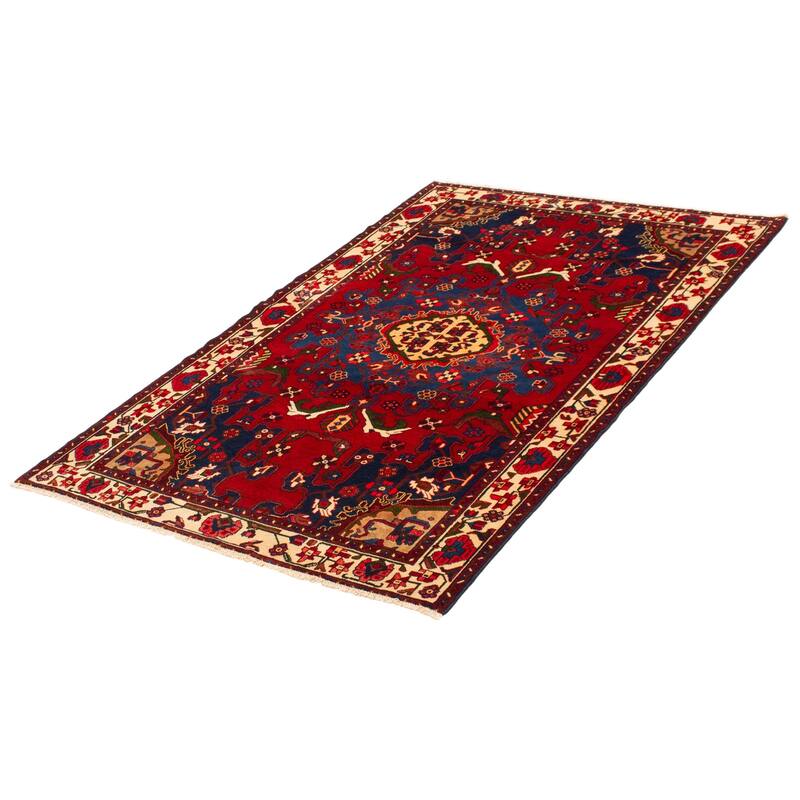 ECARPETGALLERY Hand-knotted Anadol Red Wool Rug - 5'3 x 7'11
