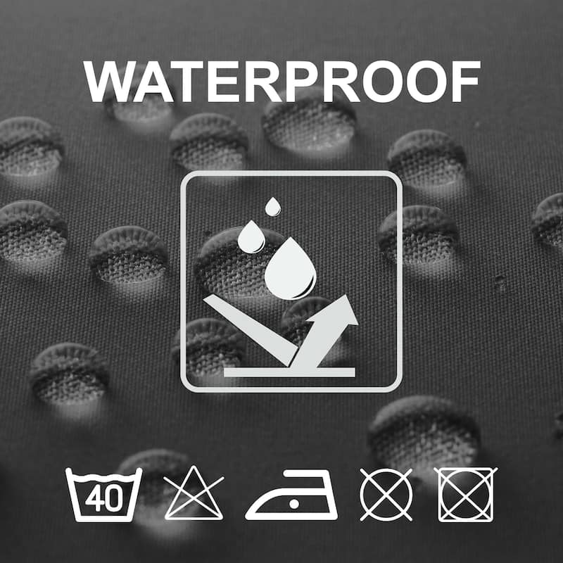 Polyester Shower Curtain - 79x71 inches - Writing Design