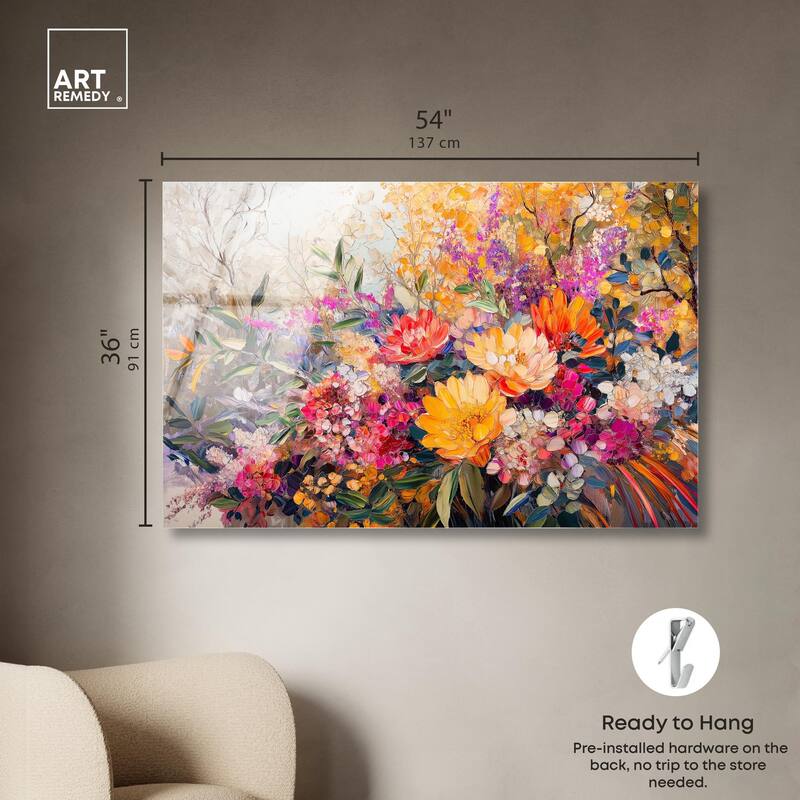 Amber Auras Acrylic by Art Remedy, Ready to Hang
