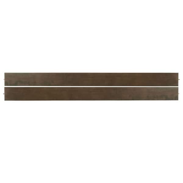 slide 2 of 2, Dovetail 78" Wide Contemporary Bed Rails, Graphite Gray