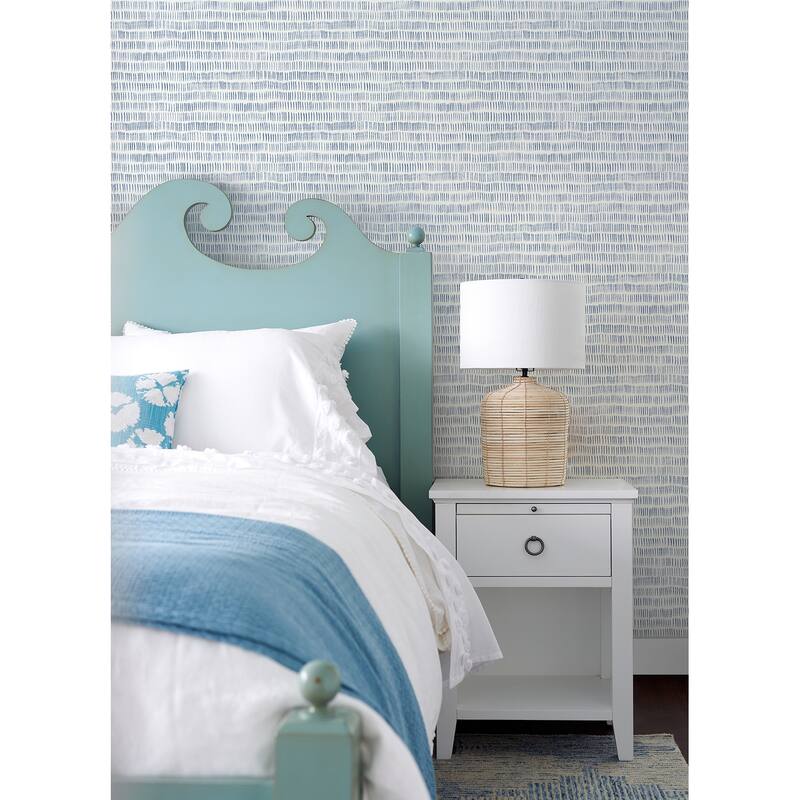 Chesapeake Pips Navy Watercolor Brushstrokes Wallpaper