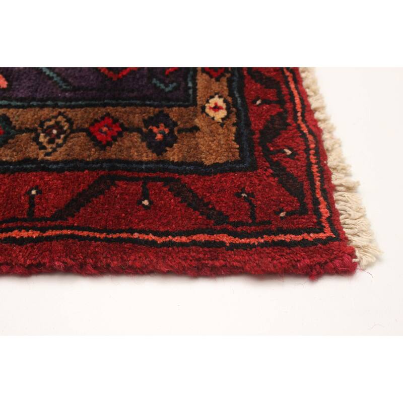 ECARPETGALLERY Hand-knotted Andelz Dark Navy Wool Rug - 4'3 x 6'7
