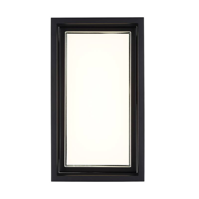 Framed 8in LED Indoor or Outdoor Wall Light 3000K