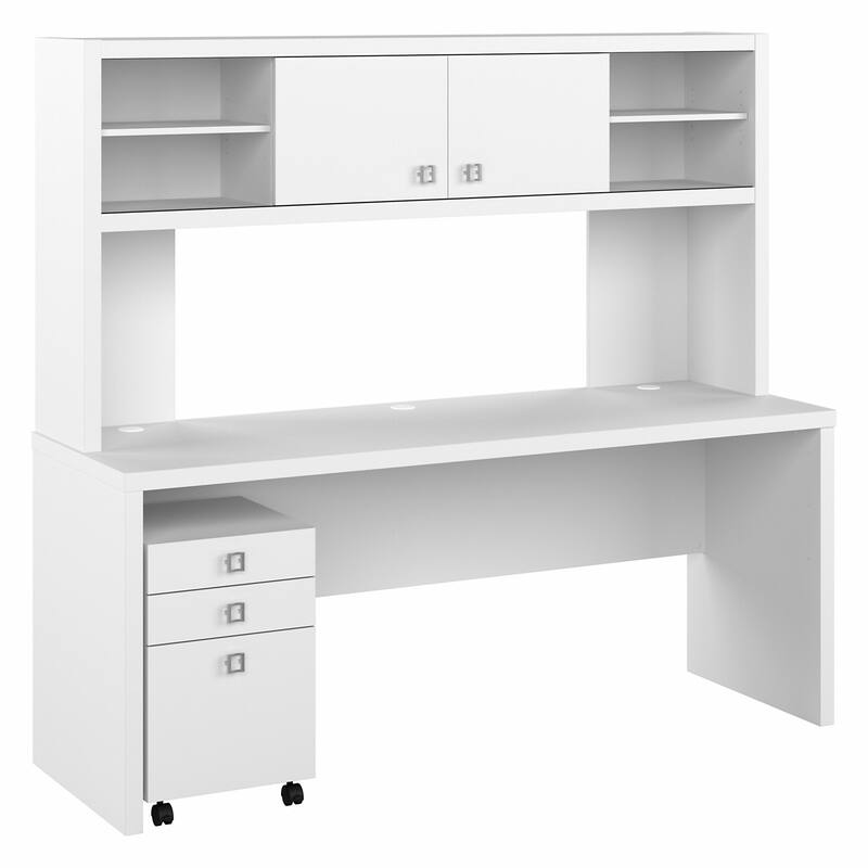 Echo 72W Computer Desk with Hutch & Drawers by Bush Business Furniture