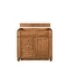 preview thumbnail 10 of 13, James Martin Vanities Bristol 36" Single Vanity, Saddle Brown Saddle Brown Cabinet Base Only - No Top