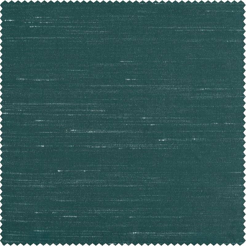 Exclusive Fabrics Textured Faux Dupioni Silk Thermal Blackout Curtains (1 Panel)