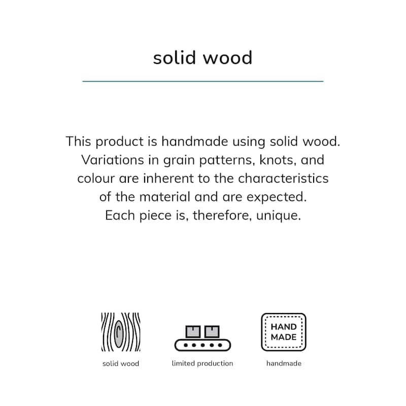 MH London Rhonda Solid Mango Wood Platform Bed