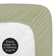 preview thumbnail 5 of 4, Sage Green Boho Mudcloth Boy Girl Fitted Crib Sheet - White Bohemian Woodland Tribal Southwest Mud Cloth Hatch Gender Neutral
