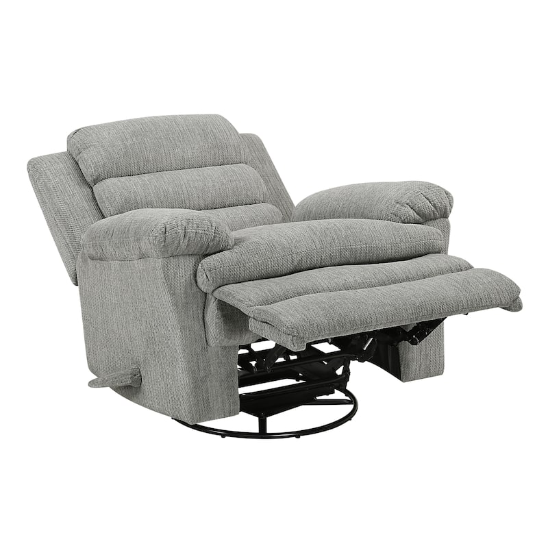 Sofiane Microfiber Swivel Glider Manual Reclining Chair
