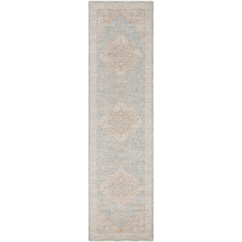 Livabliss Traditional Avant Garde Medallion Area Rug - 2'7" x 7'3"