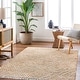 preview thumbnail 1 of 5, Deonne Handmade Jute & Wool Area Rug 2' x 3'
