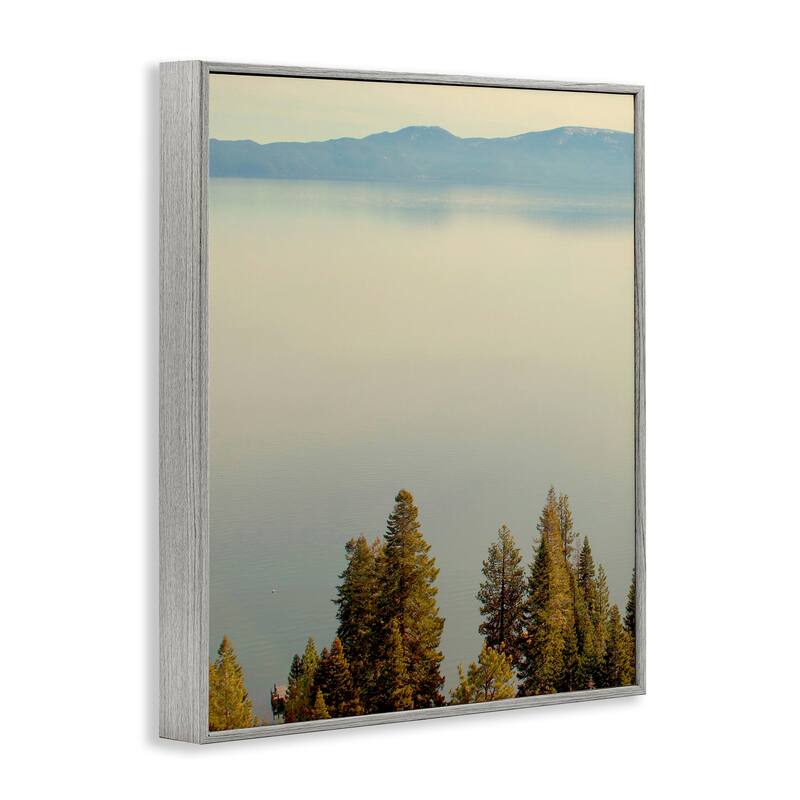 Stupell Pure Bliss Lake View Framed Giclee Art Design By Gemma Bardot