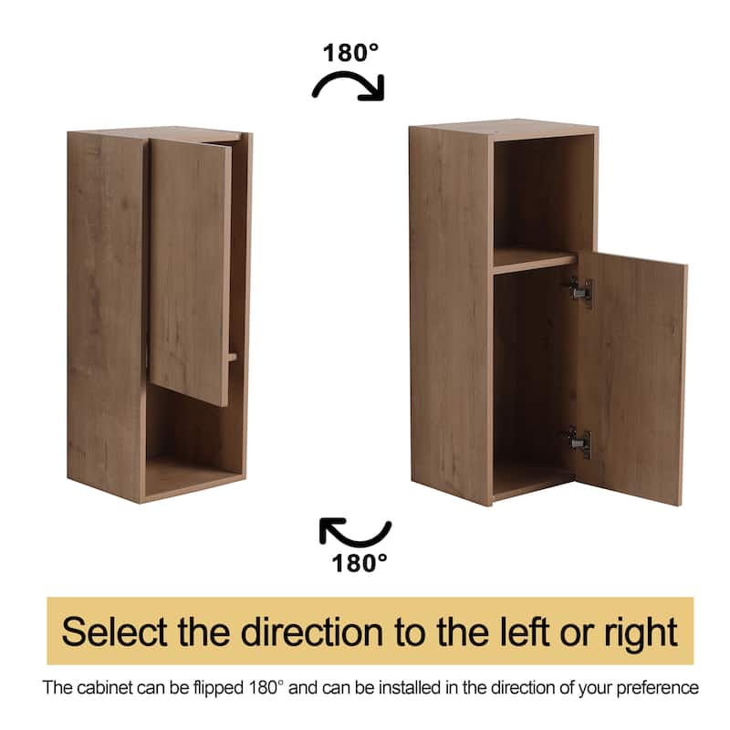 Malwee 12"/24"/36" Wall Cabinet, Wall Mounted Home Storage Cabinet, Bathroom Medicine Cabinet with Soft Close Door and Shelf