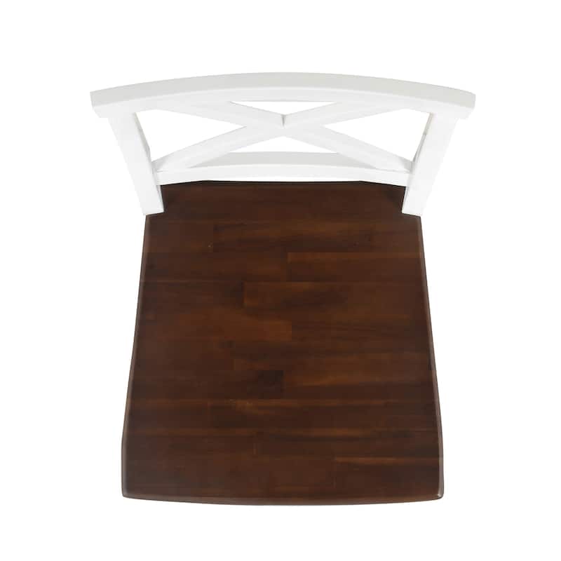 Anele Farmhouse Acacia Dining Chairs (Set of 2) by GDFStudio