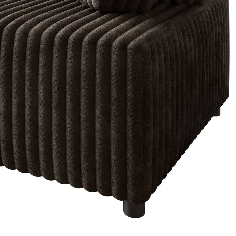 CraftPorch Luxurious Velvet Upholstered Corner seat