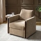 preview thumbnail 5 of 35, HULALA HOME Taresa Modern Barrel-Shaped Rotatable chair