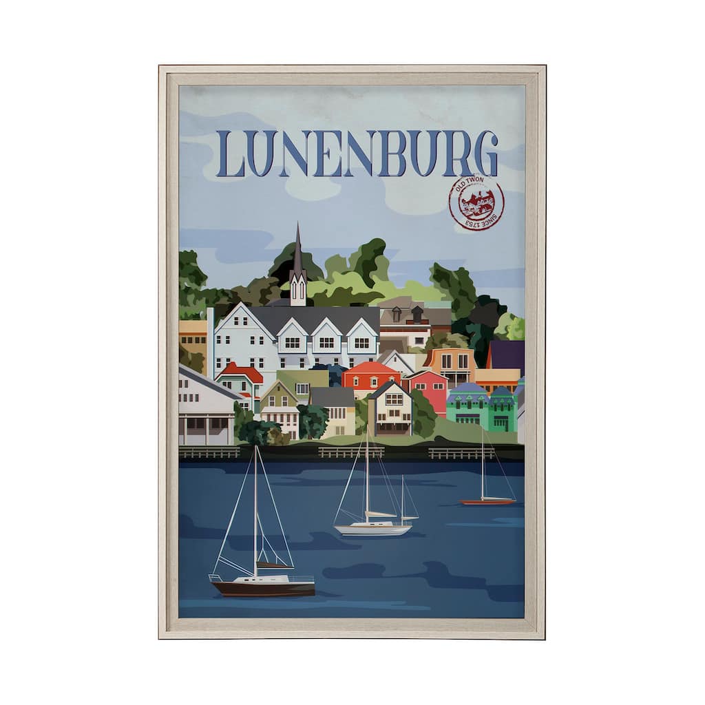 Lunenburg Go (XL) Framed Art Print