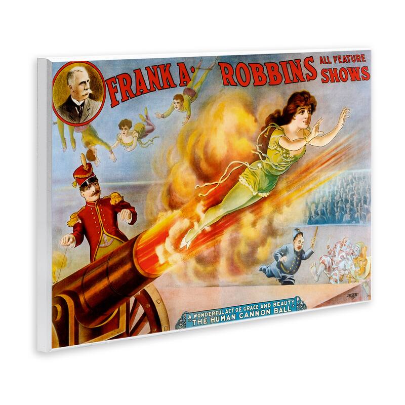 Stupell Vintage Circus Advertisement Wall Plaque Art Design By Marcus Jules