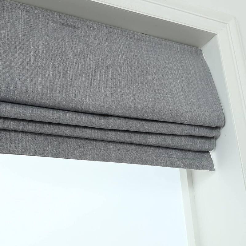 Polyester Seneca Roman Shade,Room Darkening Shades,Cordless Pull Down Window Shades
