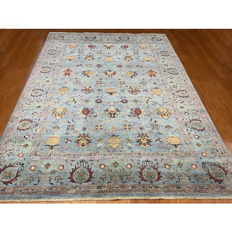 HERAT ORIENTAL Handmade Afghan Mogul Wool Rug - 8'8" x 11'10"