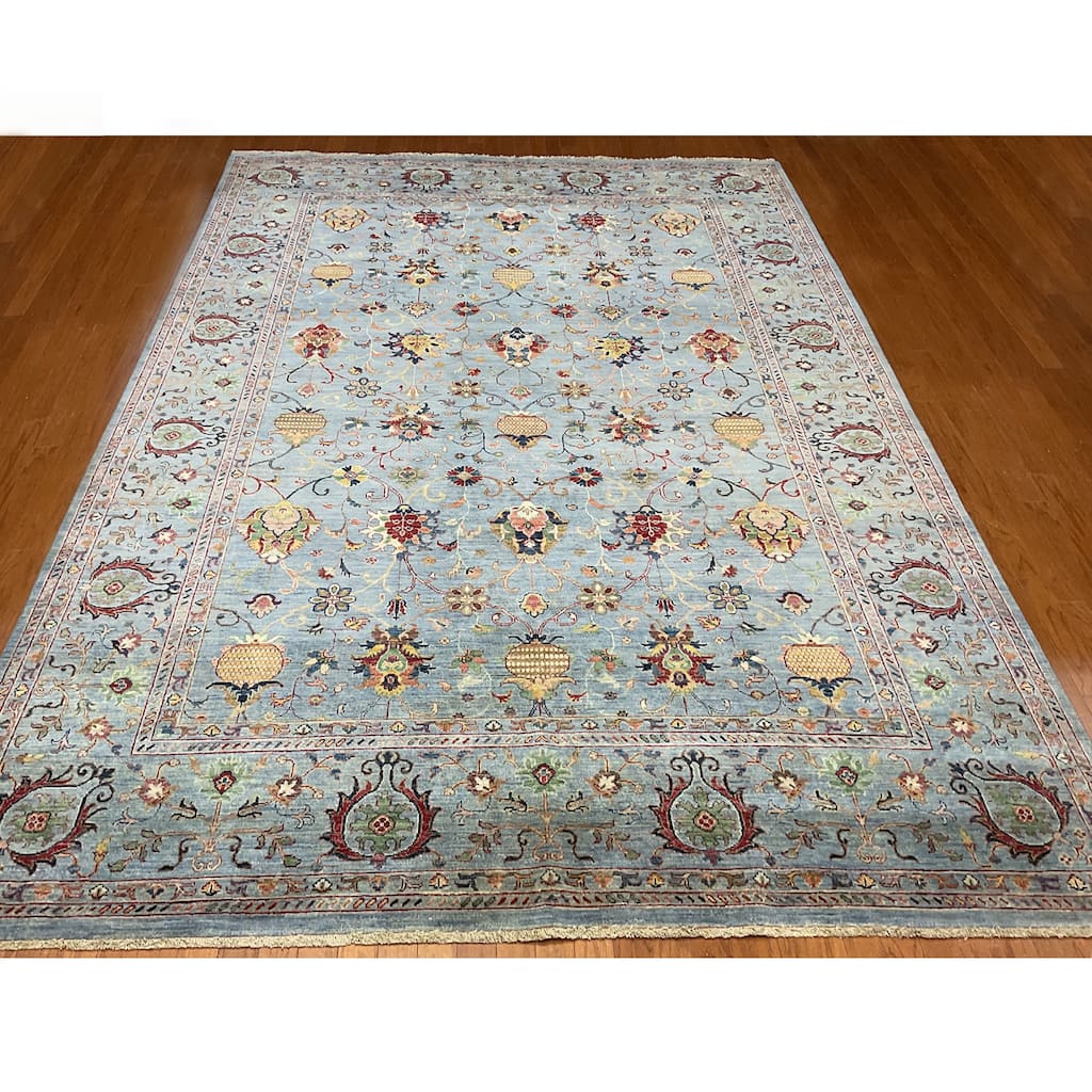 HERAT ORIENTAL Handmade Afghan Mogul Wool Rug - 8'8" x 11'10"