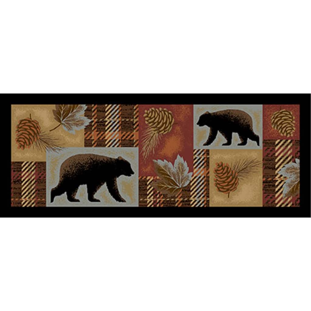 Cozy Cabin Highland Forest Accent Rug