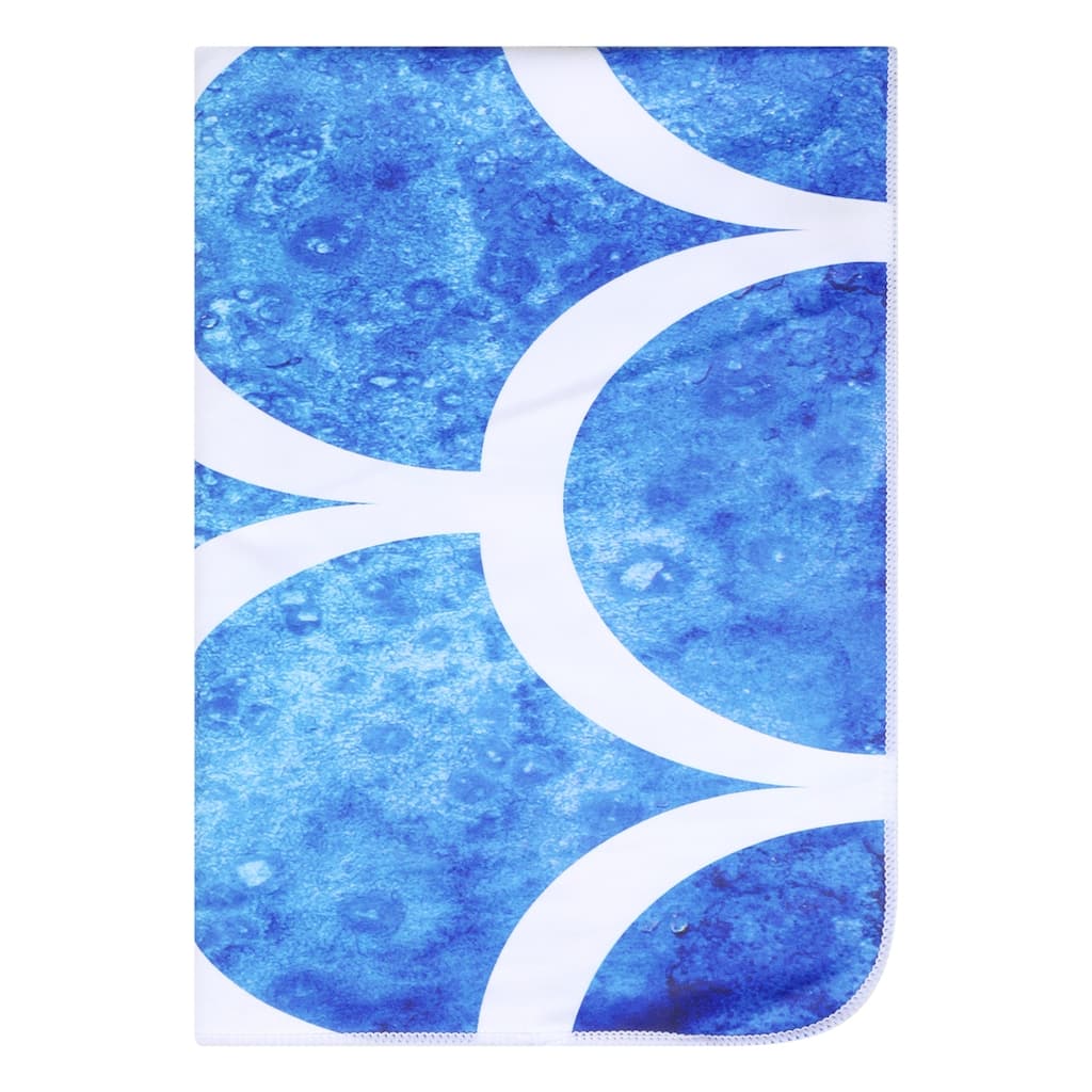 Geometric Beach Towel Comfortable Oversized Beach Towels Quick Drying Pool Towel with Tropical Design for Beach, Pool 32" x 64"