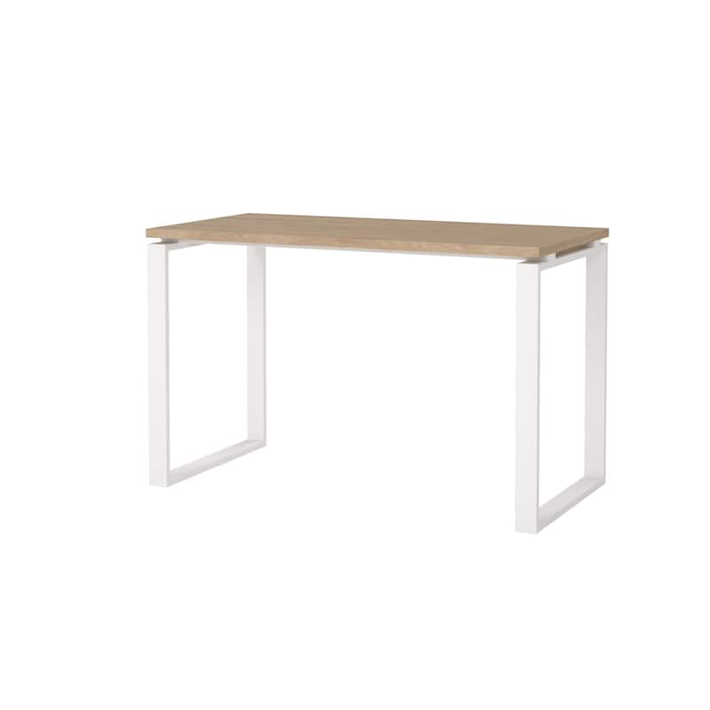 Carson Carrington Sign Home Office Writing Office Desk - Jackson Hickory/White
