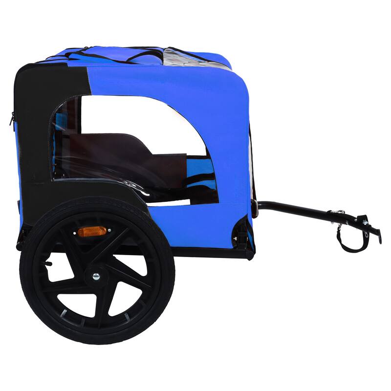 Pet Bike Trailer Dog Cart for Bicycle,Suitable for Small and Medium Pets, Easy Folding Cart Frame, Non-Slip Floor