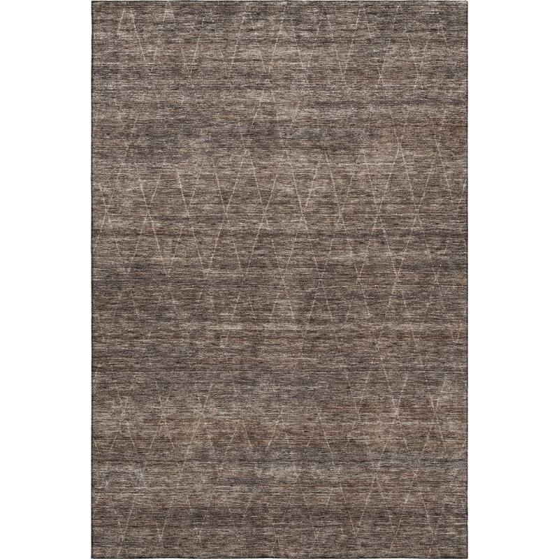 Premium Washable Super Soft Solid Trellis Mayfield Rug