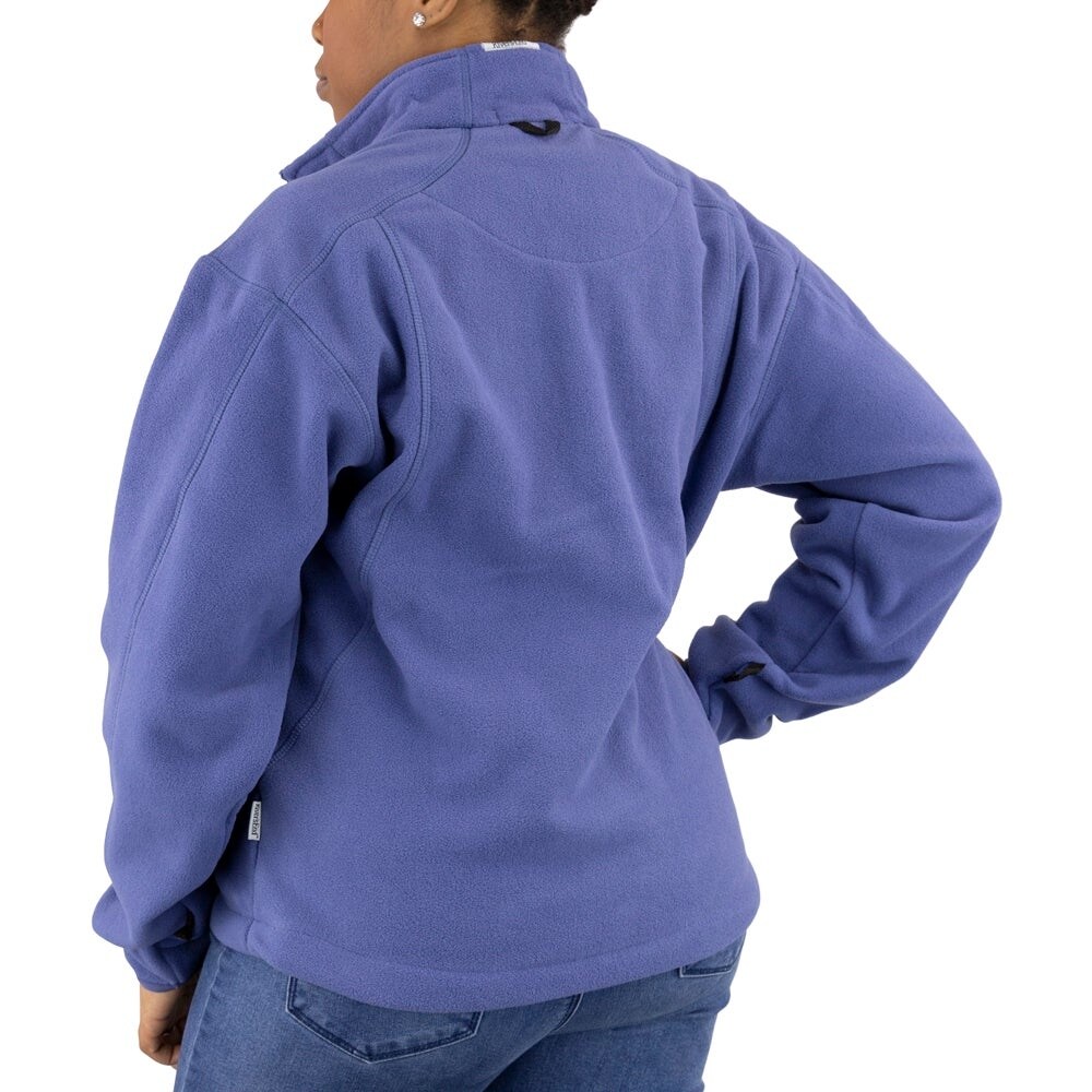 blue athletic jacket