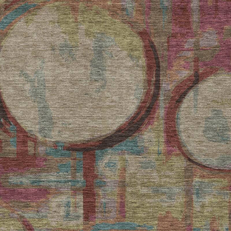 HomeRoots Geometric Transitional Rectangle Outdoor Rug