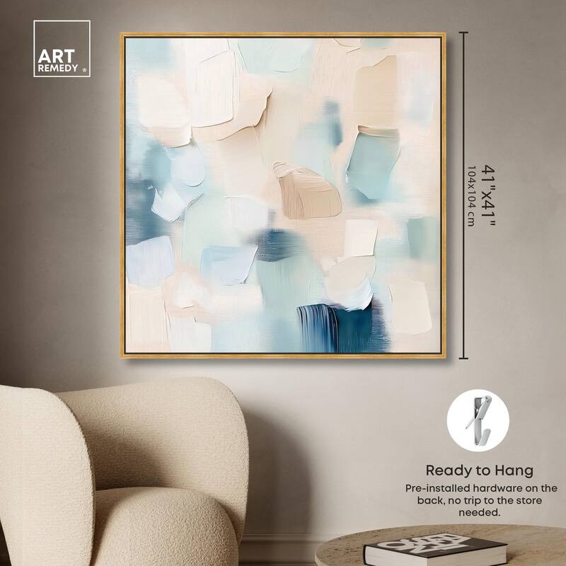 Celadon Haze II Canvas by Art Remedy