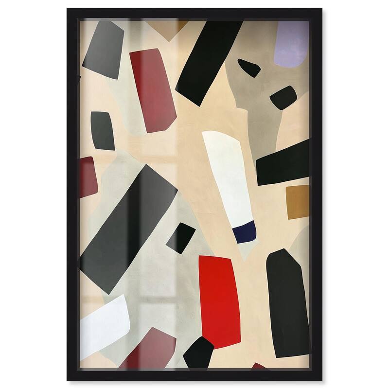 Mindscape Mosaic III Shadowbox by Art Remedy - Black - 20" x 30"