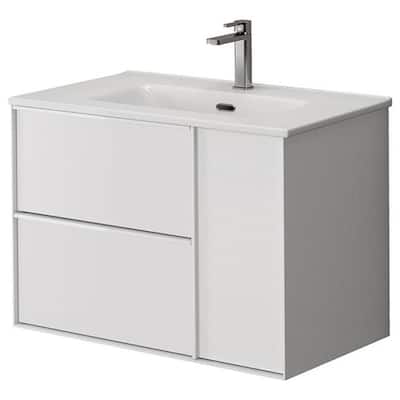 WS Bath Collections Palma C70 Palma 28" Wall Mounted Single Basin