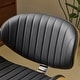 preview thumbnail 13 of 42, PU Curved Office Chair With Antique Bronze Base