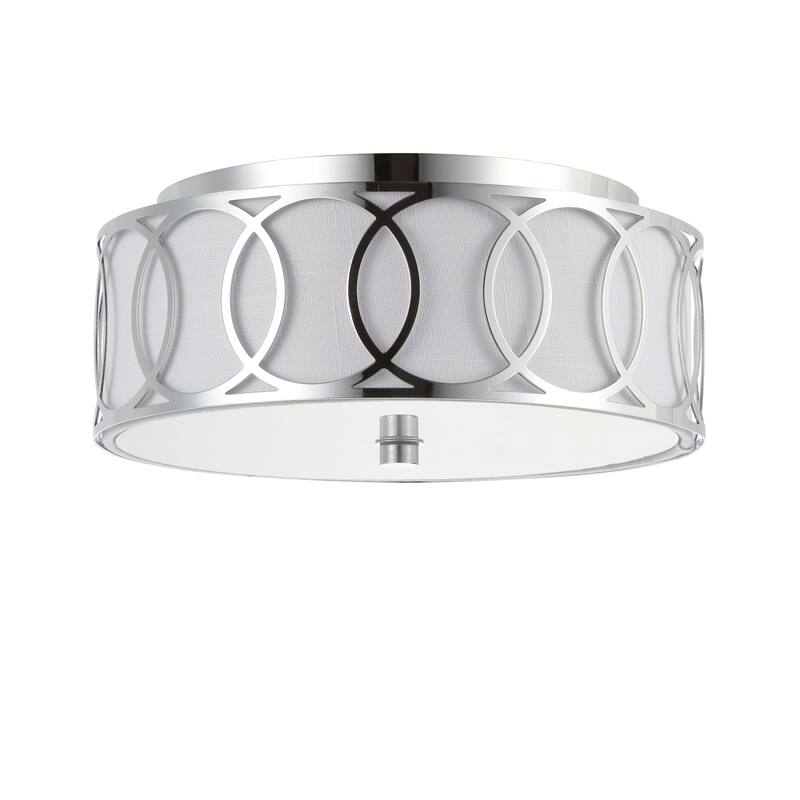 Elizabeth Metal LED Flush Mount, by JONATHAN Y