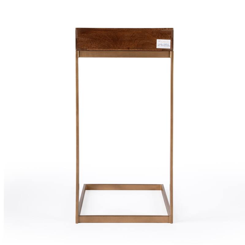 Alec 1 Drawer C Shaped End Table