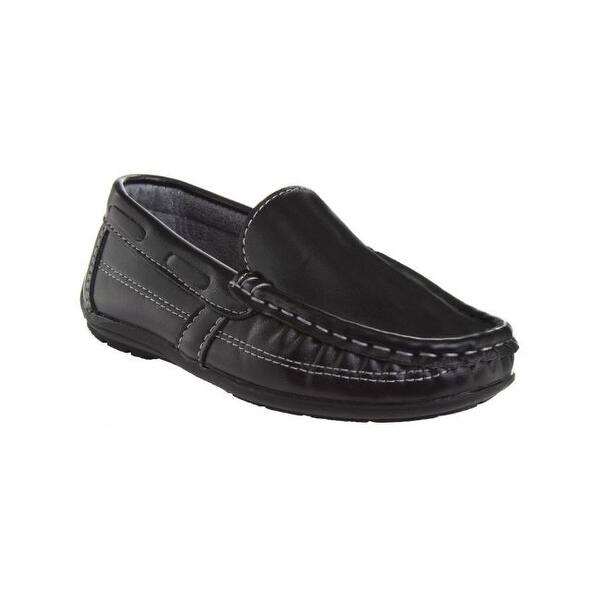slide 2 of 10, Josmo Boys' Slip-On Casual Boat Style Shoes. (Little Kids/Toddler) 10 - Black