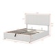 preview thumbnail 8 of 25, Full Size Platform Bed with a Hydraulic Storage System Upholstered Storage Bed for Kids Teens Adults Space-Saving, Easy Assembly