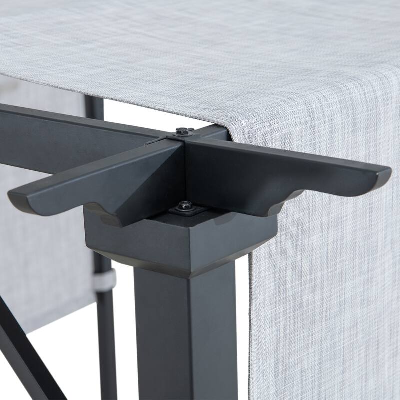 Sunjoy 9 x 9 ft RetracTable Shade Pergola