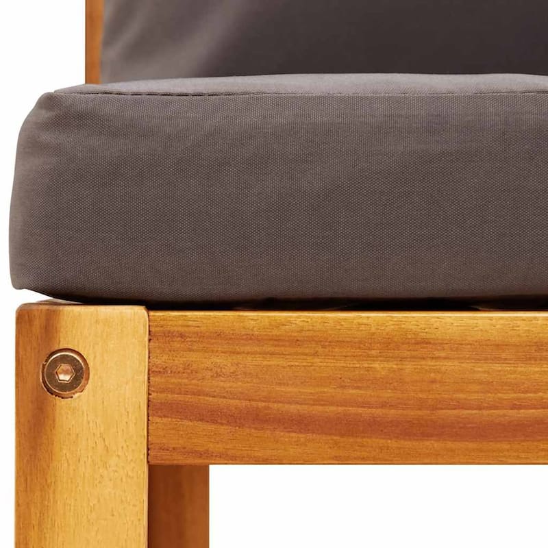 vidaXL Garden Sofa - 25.6 x 25.6 x 25.6 in